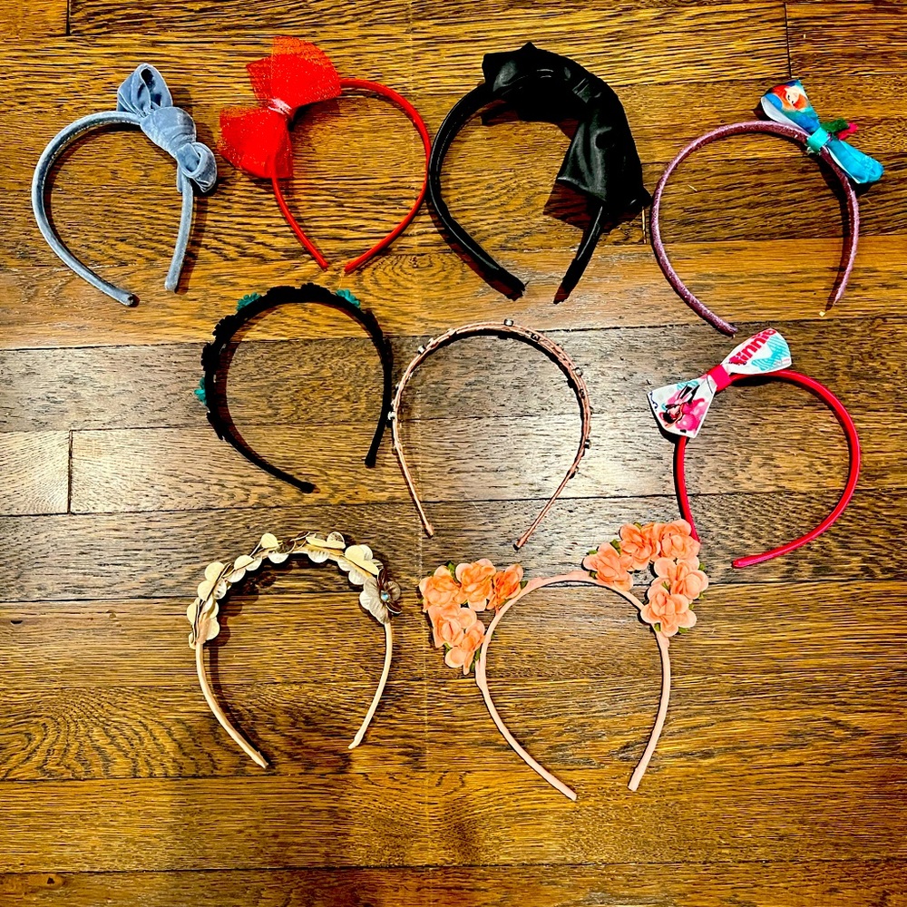 8 Girly Head Bands !